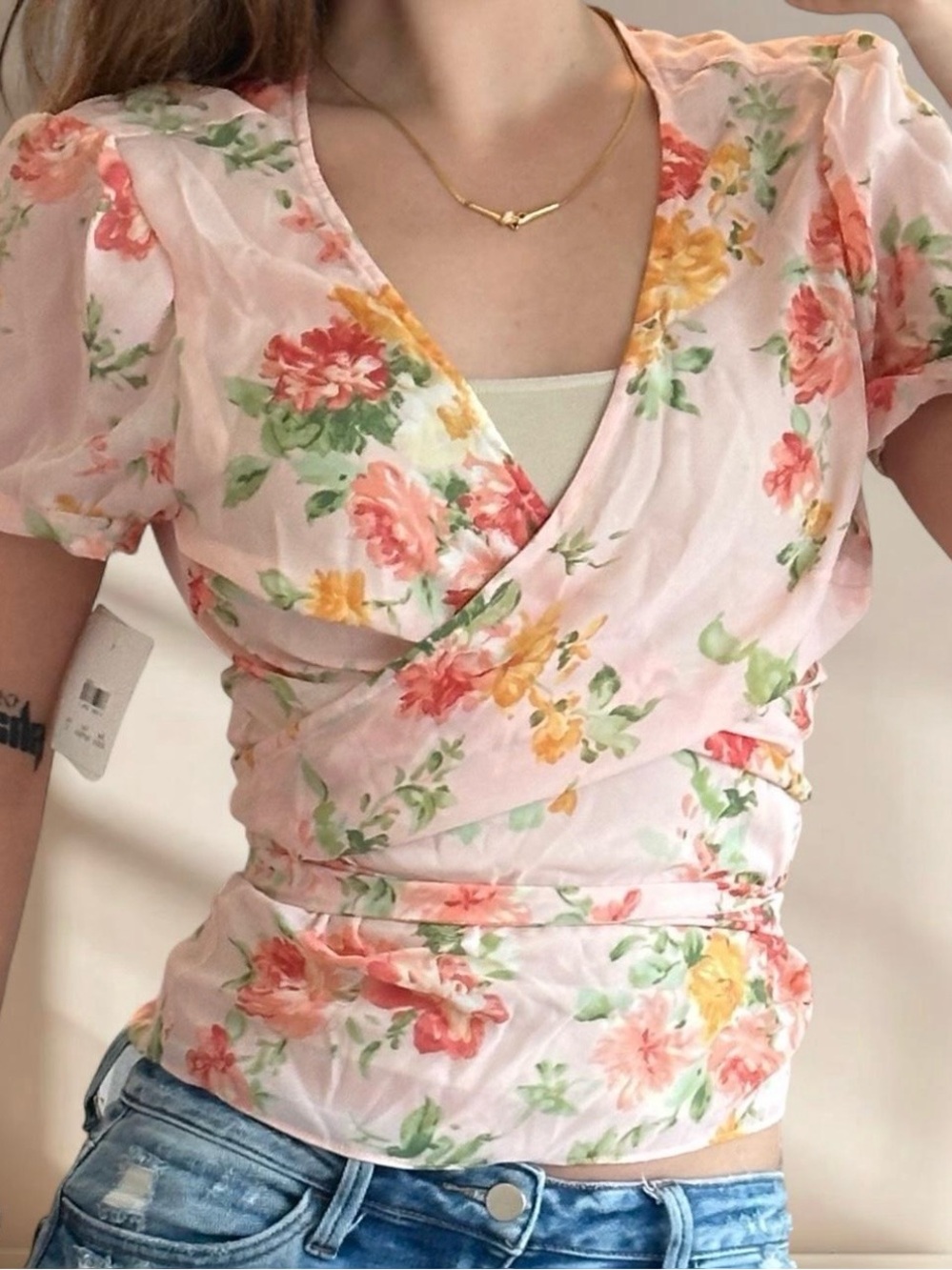 NWT Y2K Sag Harbor Wrap Top